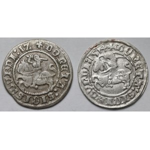 Zygmunt I Stary, Półgrosz Wilno 1512 i 1514 - zestaw (2szt)