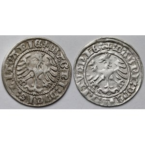 Zygmunt I Stary, Półgrosz Wilno 1512 i 1514 - zestaw (2szt)