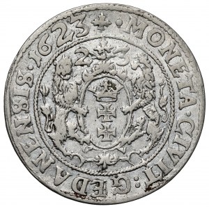 Zygmunt III Waza, Ort Gdańsk 1623 - 2x data - rzadki