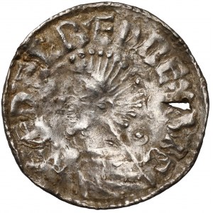Anglia, Aethelred II (978-1016) Denar typu long cross