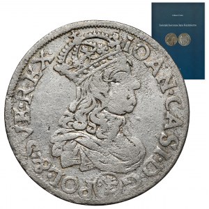 Jan II Kazimierz, Szóstak Kraków 1660 TLB - w kole - ilustrowany
