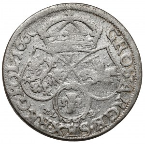 Jan II Kazimierz, Szóstak Kraków 1660 TLB - w kole - ilustrowany