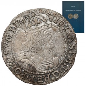 Jan II Kazimierz, Falsyfikat z epoki szóstaka Kraków 1666 AT - ilustrowany
