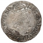 Jan II Kazimierz, Falsyfikat z epoki szóstaka Kraków 1666 AT - ilustrowany