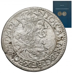 Jan II Kazimierz, Szóstak Kraków 1666 AT - Ilustrowany