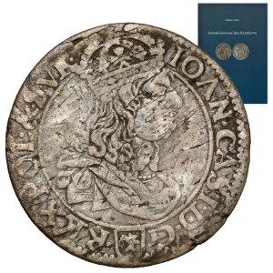 Jan II Kazimierz, Szóstak Kraków 1661 TLB - fantazyjne tarcze - Ilustrowany
