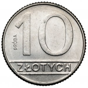 Próba NIKIEL 10 złotych 1989 - zwykłe