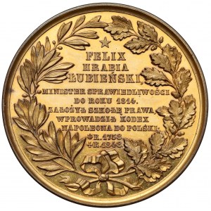 Medal, Hrabia Felix Łubieński 1848