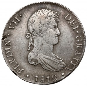 Peru, Ferdynand VII, 8 reali 1812 - Lima