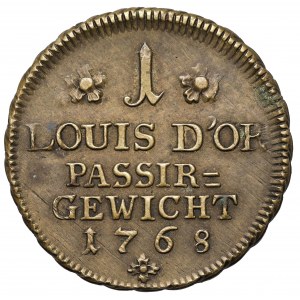 Prusy, Friedrich II, Odważnik, Louis d`Or-a 1768