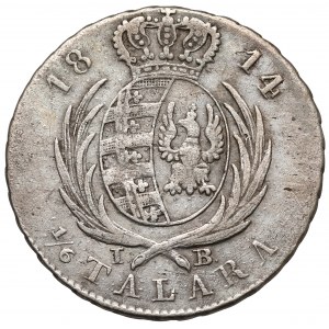 Księstwo Warszawskie, 1/6 talara 1814 IB
