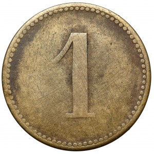Dominium Komorze, Żeton o nominale 1