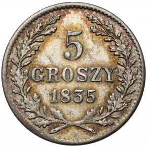 Wolne Miasto Kraków, 5 groszy 1835