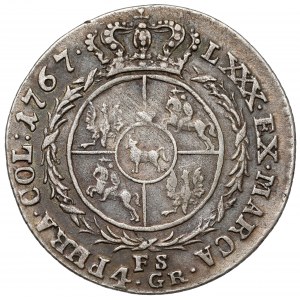 Poniatowski, Złotówka 1767 FS - małe orły