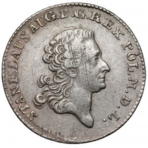 Poniatowski, Złotówka 1775 EB - b.rzadki rok