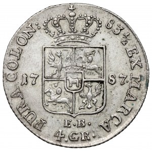 Poniatowski, Złotówka 1787 EB