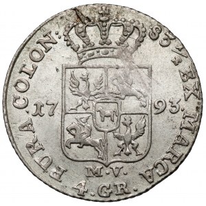 Poniatowski, Złotówka 1793 MV