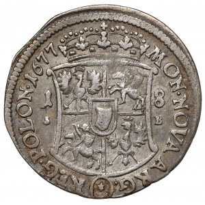 Jan III Sobieski, Ort Bydgoszcz 1677 SB - PR - rzadki