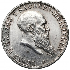 Saksonia-Meiningen, 5 marek 1901-D, Monachium - 75. urodziny księcia