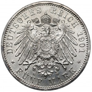 Saksonia-Meiningen, 5 marek 1901-D, Monachium - 75. urodziny księcia
