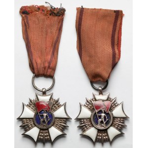 PRL, Order Sztandaru Pracy kl.II - zestaw (2szt)