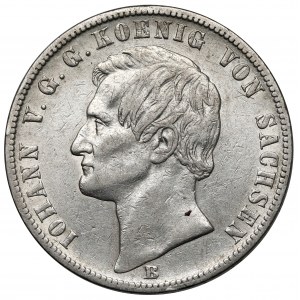 Saksonia, Johann V, Talar 1871-B - Segen des Bergbaues
