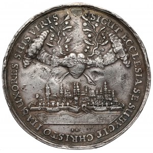 Śląsk, Wrocław, Medal ślubny bez daty (1660/83) - J. Buchheim