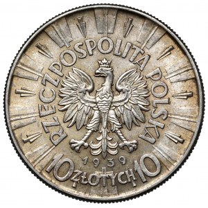Piłsudski 10 złotych 1939