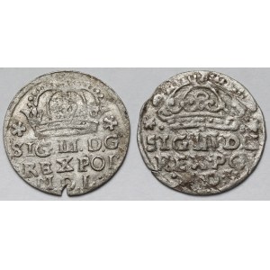 Zygmunt III Waza, Grosz Bydgoszcz 1623-1624 - zestaw (2szt)