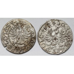 Zygmunt III Waza, Grosz Bydgoszcz 1623-1624 - zestaw (2szt)