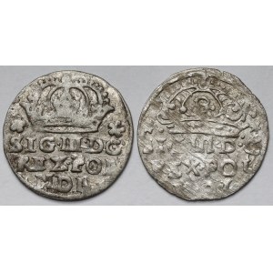 Zygmunt III Waza, Grosz Bydgoszcz 1623-1624 - zestaw (2szt)