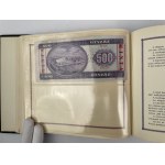 Węgry, Książka z wzorami 10-500 forintów 1968-1969 i monetami 1971
