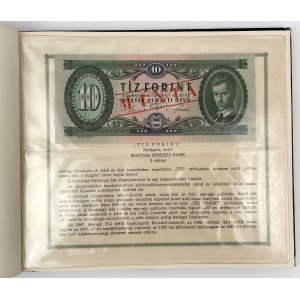 Węgry, Książka z wzorami 10-500 forintów 1968-1969 i monetami 1971