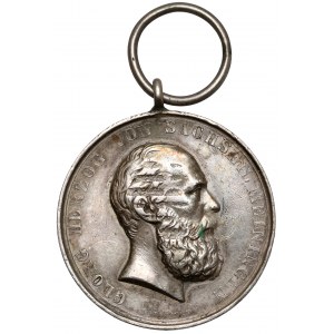 Niemcy, Saksonia, Srebrny Medal za Zasługi (1871-1890)