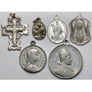 Polska i Zagranica, Medaliki religijne - zestaw (6szt)