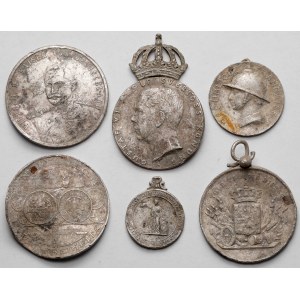 Europa, Zestaw odznaczeń - Junk Silver (6szt)