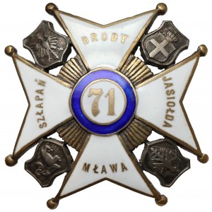 Odznaka, 71 Pułk Piechoty