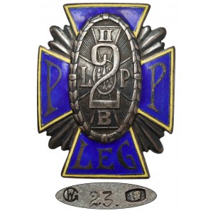 Odznaka, 2 Pułk Piechoty Legionów [23] - w SREBRZE