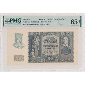 20 złotych 1940 - N