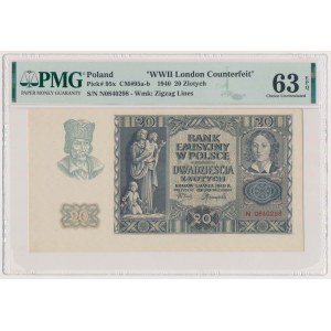 20 złotych 1940 - N