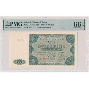 20 złotych 1947 - B