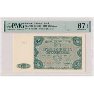 20 złotych 1947 - B