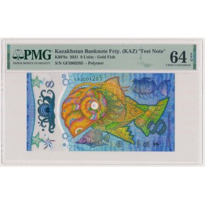 TestNote, Banknoty Factory of Kazachstan, SURYS - GOLD FISH 2021