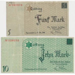 Getto 5 i 10 marek 1940 - zestaw (2szt)