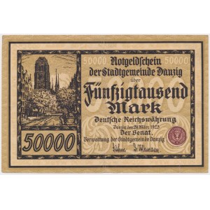 Gdańsk, 50.000 marek 1923