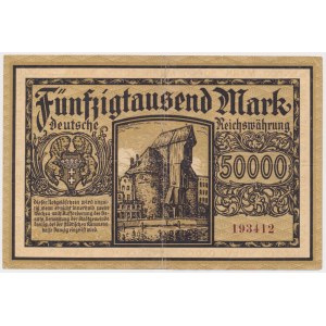 Gdańsk, 50.000 marek 1923