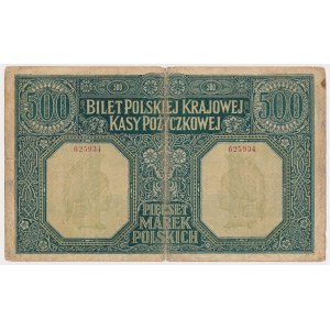 500 marek 1919 Styczeń - Dyrekcja PKKP