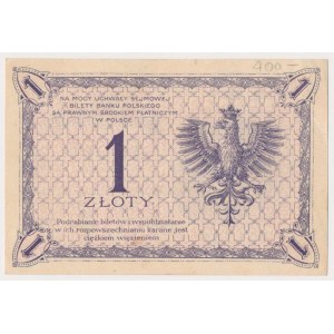 1 złoty 1919 - S.90 F - ex. Lucow