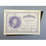 1 złoty 1919 - S.90 F - ex. Lucow