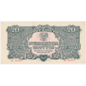 20 złotych 1944 ...owe - Aw
